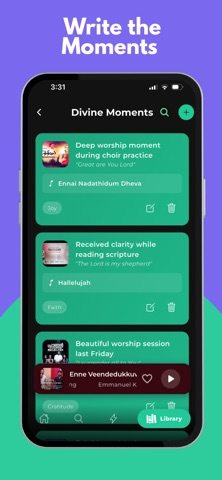 GloryfyMusic: Praise & Worship iPhone screenshot