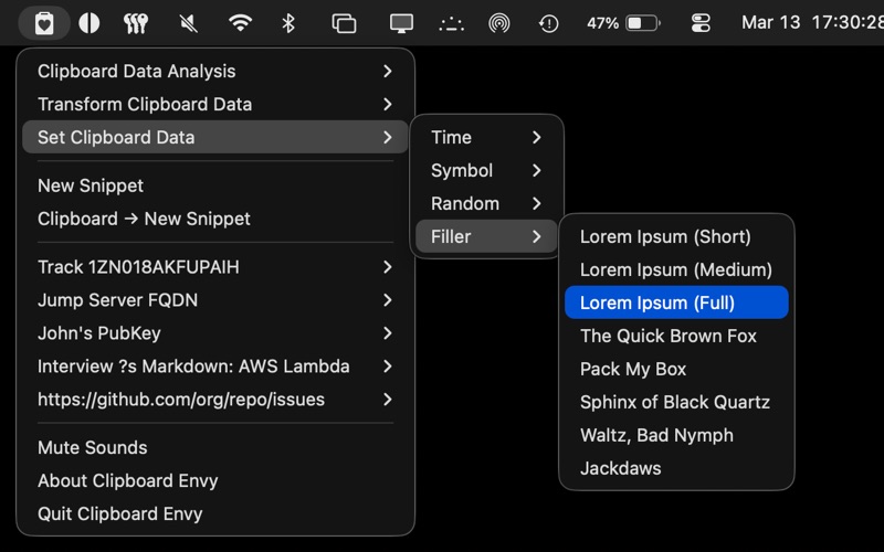 Clipboard Envy screenshot