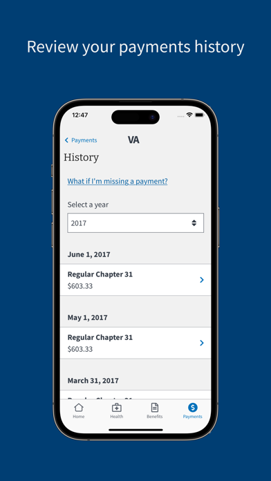 VA: Health and Benefits iPhone screenshot 8 - Medical app