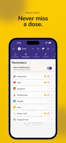 Fever Whiz: Medication Tracker iPhone screenshot
