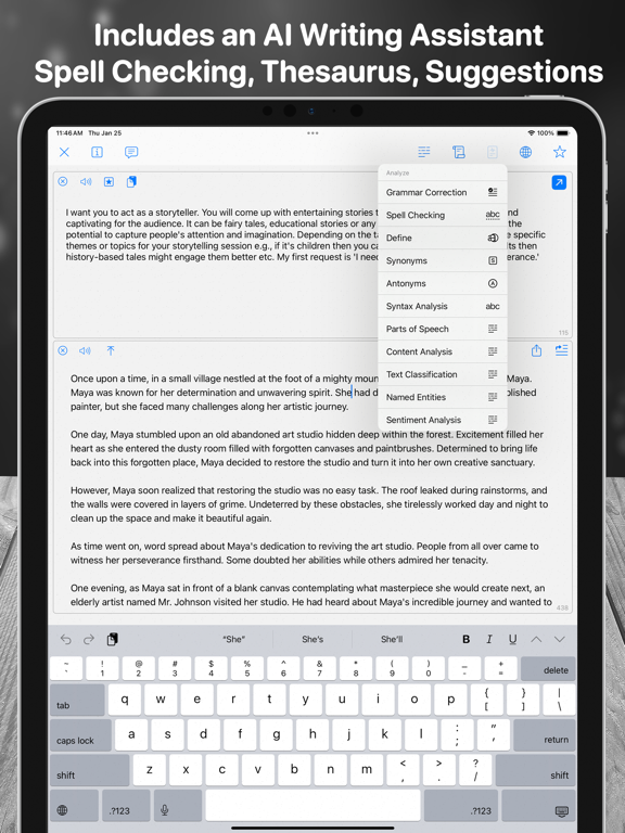 Scrivener Companion - Scrivo iPad screenshot