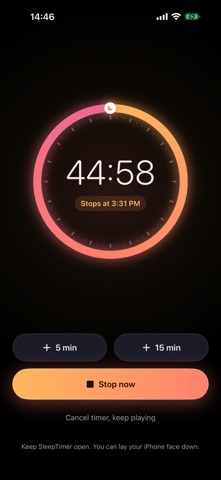SleepTimer.eu: Stops Any App screenshot 2