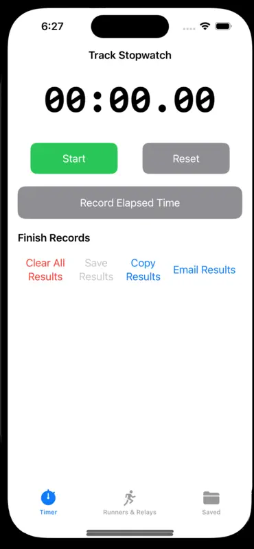 XC & Track Timer screenshot 1 of 5
