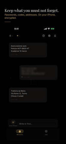 Eidetic: Passwords & Notes Screenshot 1 of 4