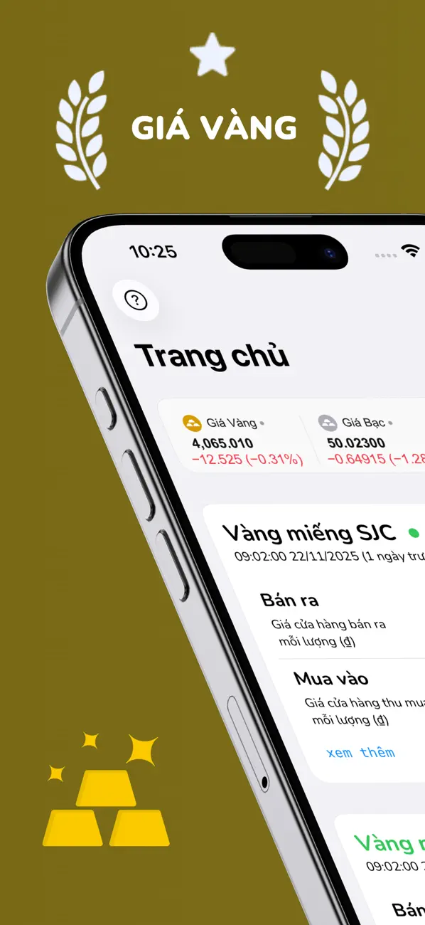 Screenshot #1 pour Giá Vàng - Tỷ Giá Ngoại Tệ