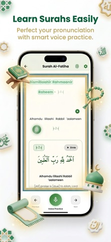 Quran Memorizer: Learn Surahs iPhone screenshot
