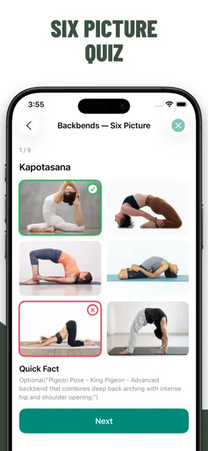 Yoga Poses Quiz screenshot 3