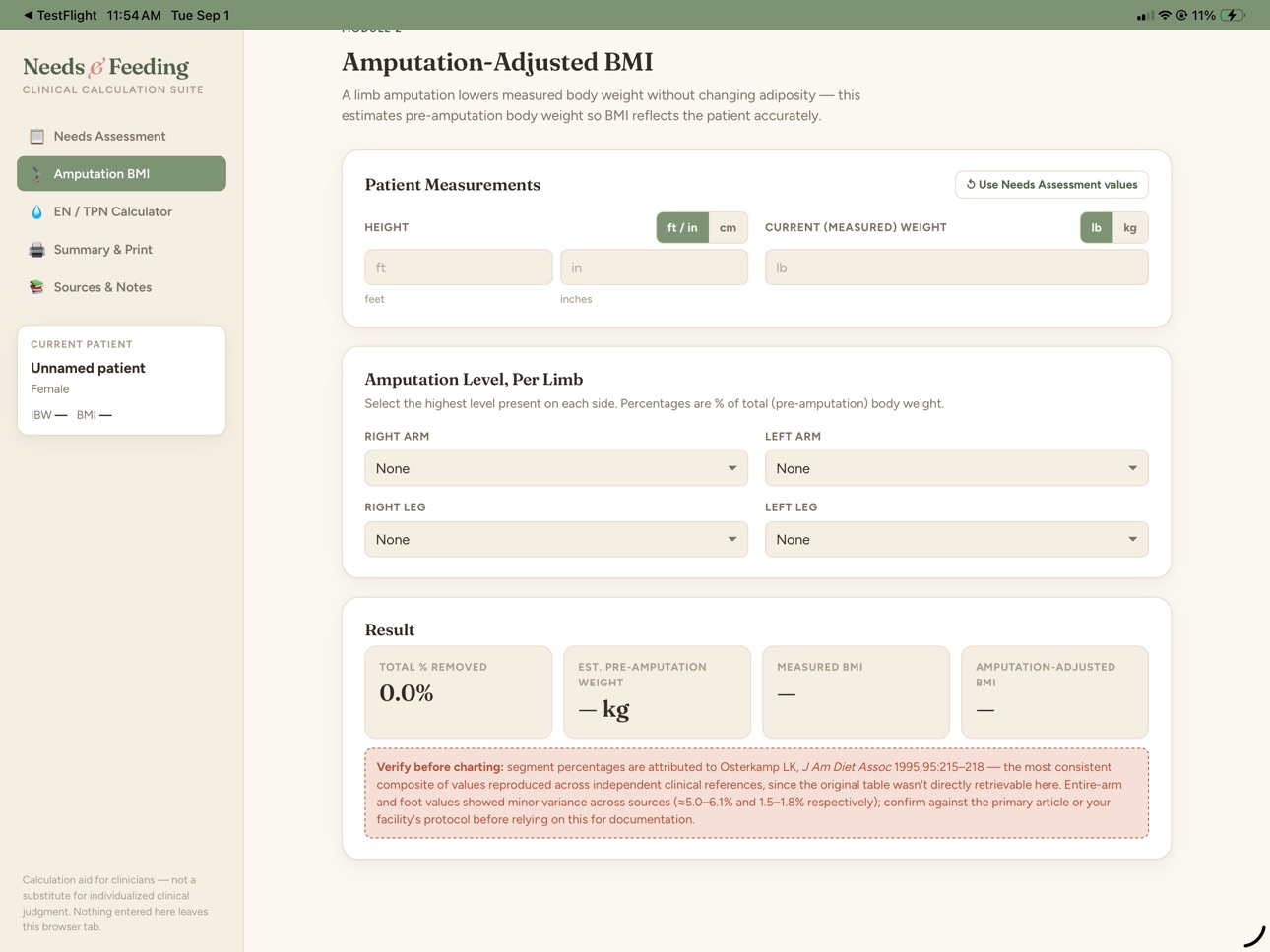 Screenshot 4 of Needs & Feeding