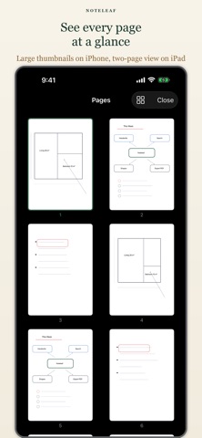 Noteleaf: Handwritten Notes iPhone screenshot