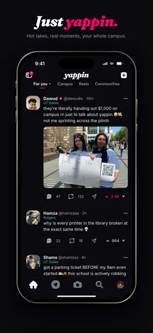 Yappin: The College Network screenshot 1