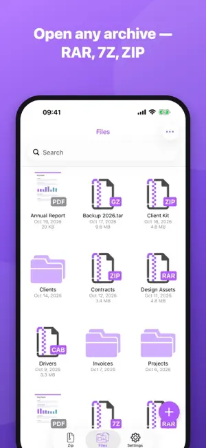 Zip Extractor: Unzip RAR & 7Z screenshot 1