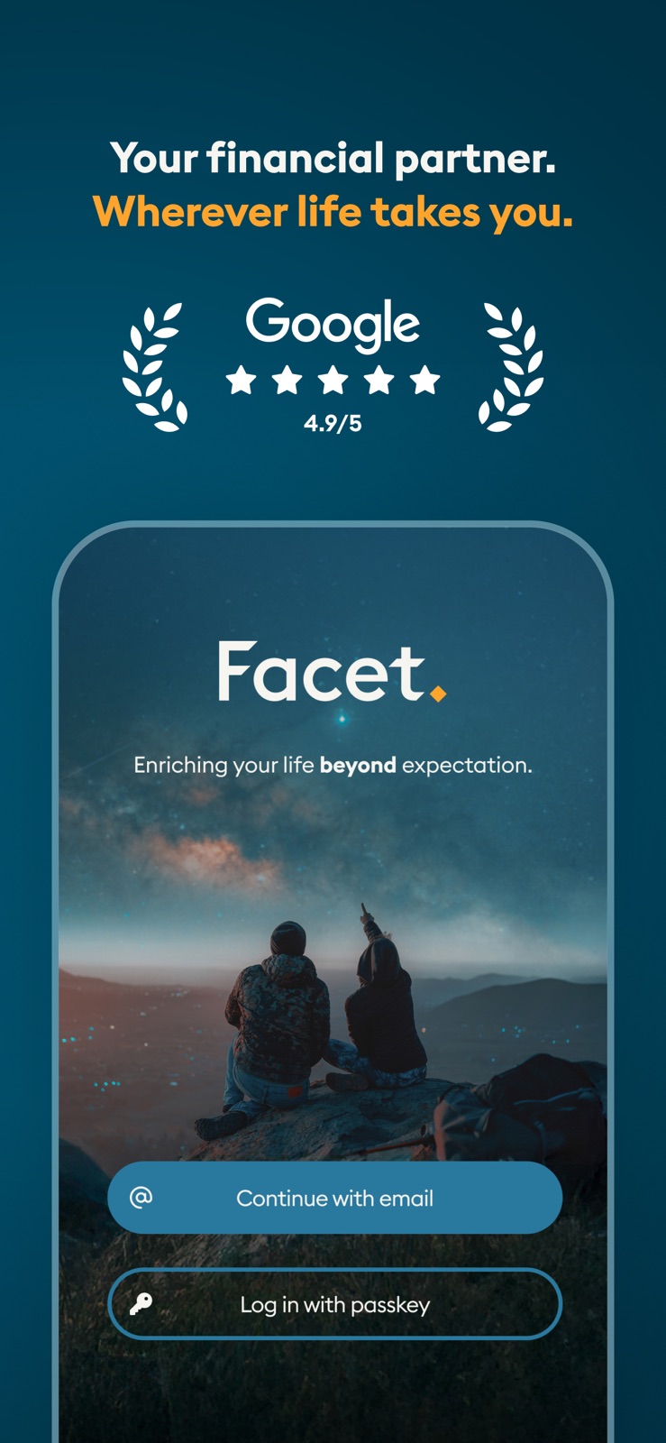 Facet: Financial Planning iphone screenshot 1