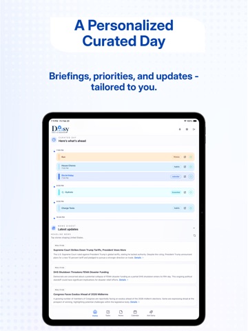 Daisy – Daily AI Assistant iPad screenshot