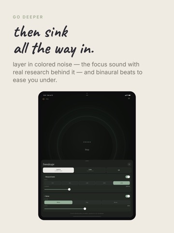 clir Focus – Flow by Sound iPad screenshot