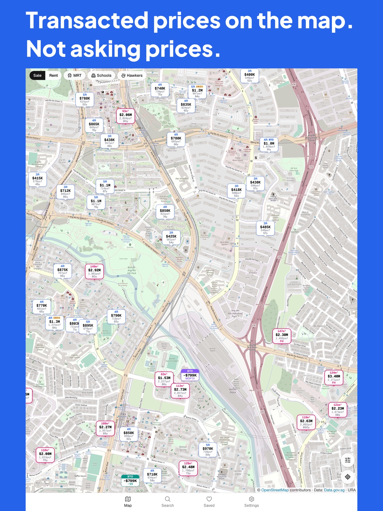 Screenshot 9 of SingBuDong: Property Price Map