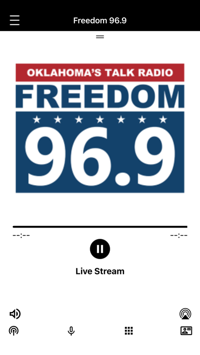 Freedom 96.9 Screenshot