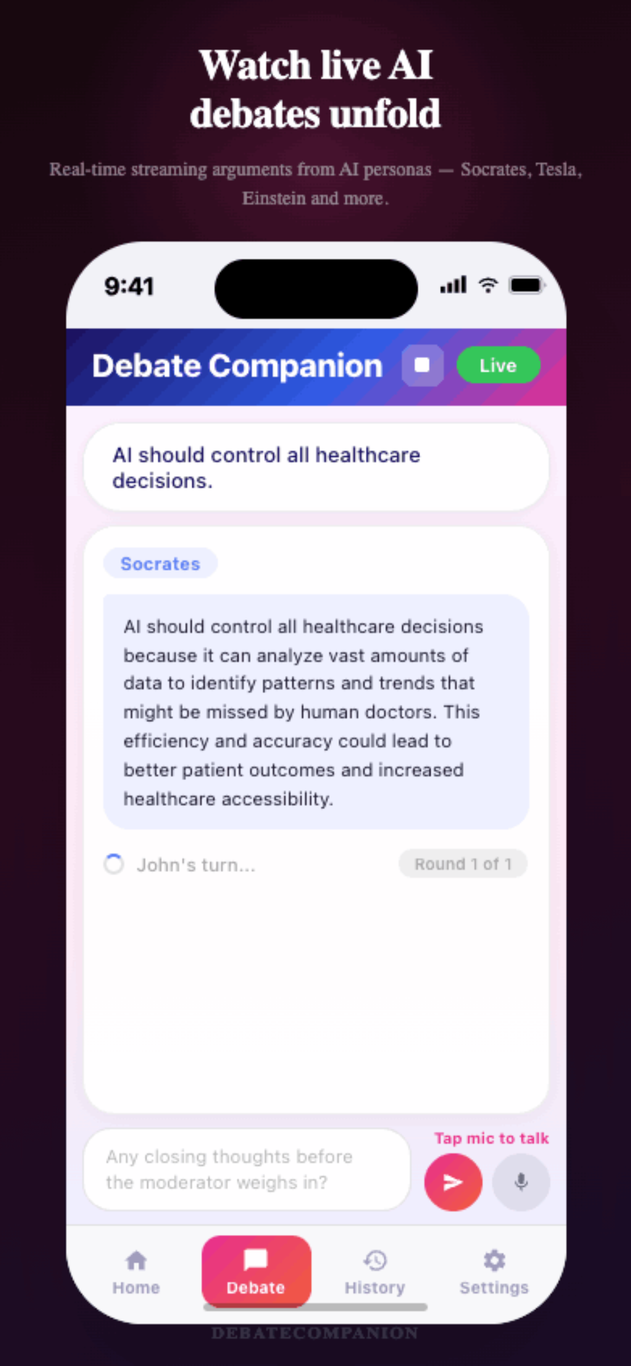 DebateCompanionAI