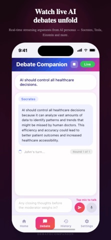 DebateCompanionAI Screenshot 5 of 8