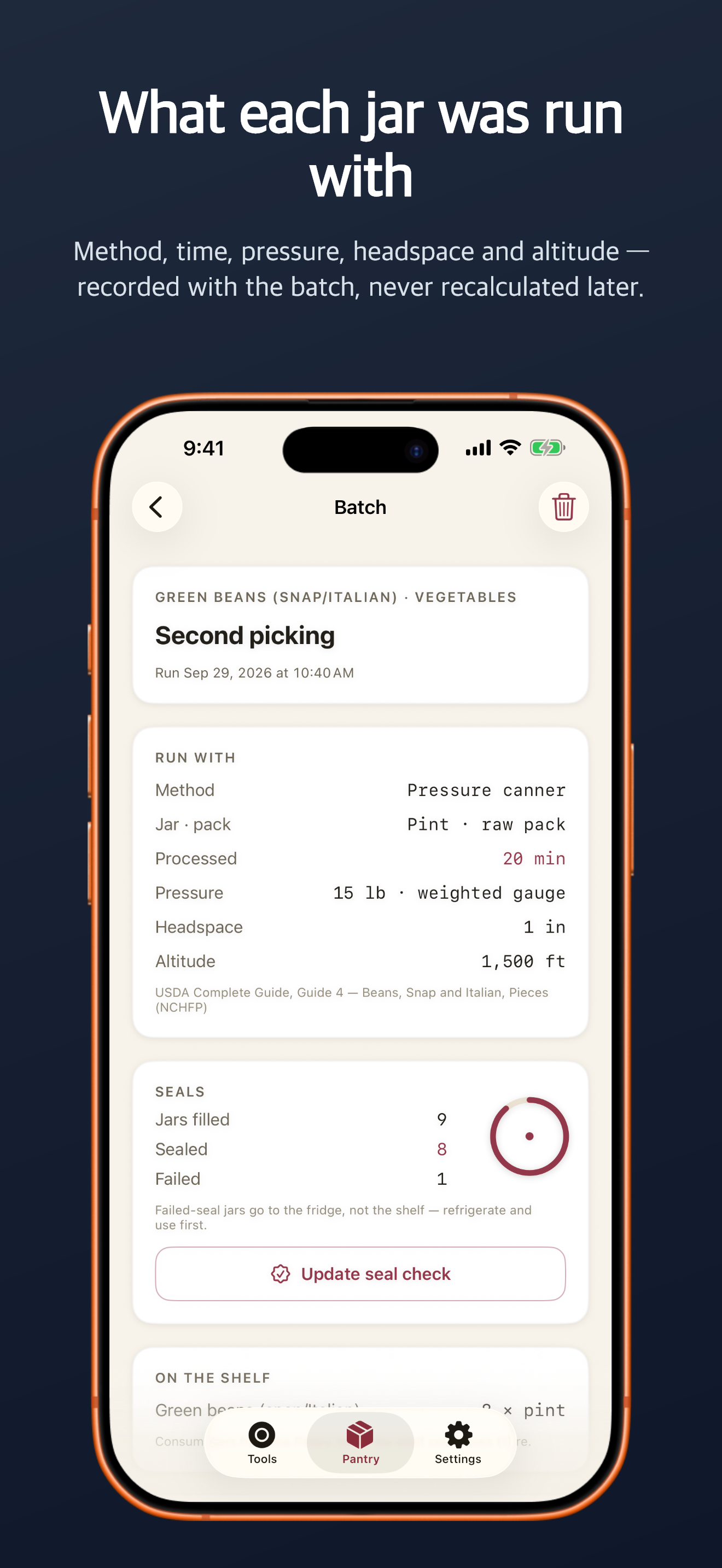 Larder: Canning Calculator screenshot 7