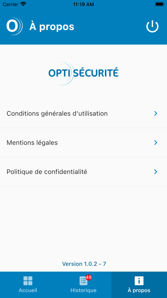 #6. OPTI SECURITE (iOS) 由: OPTI SECURITE