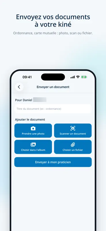 Mon RDV Kiné - Patient screenshot 4 of 5