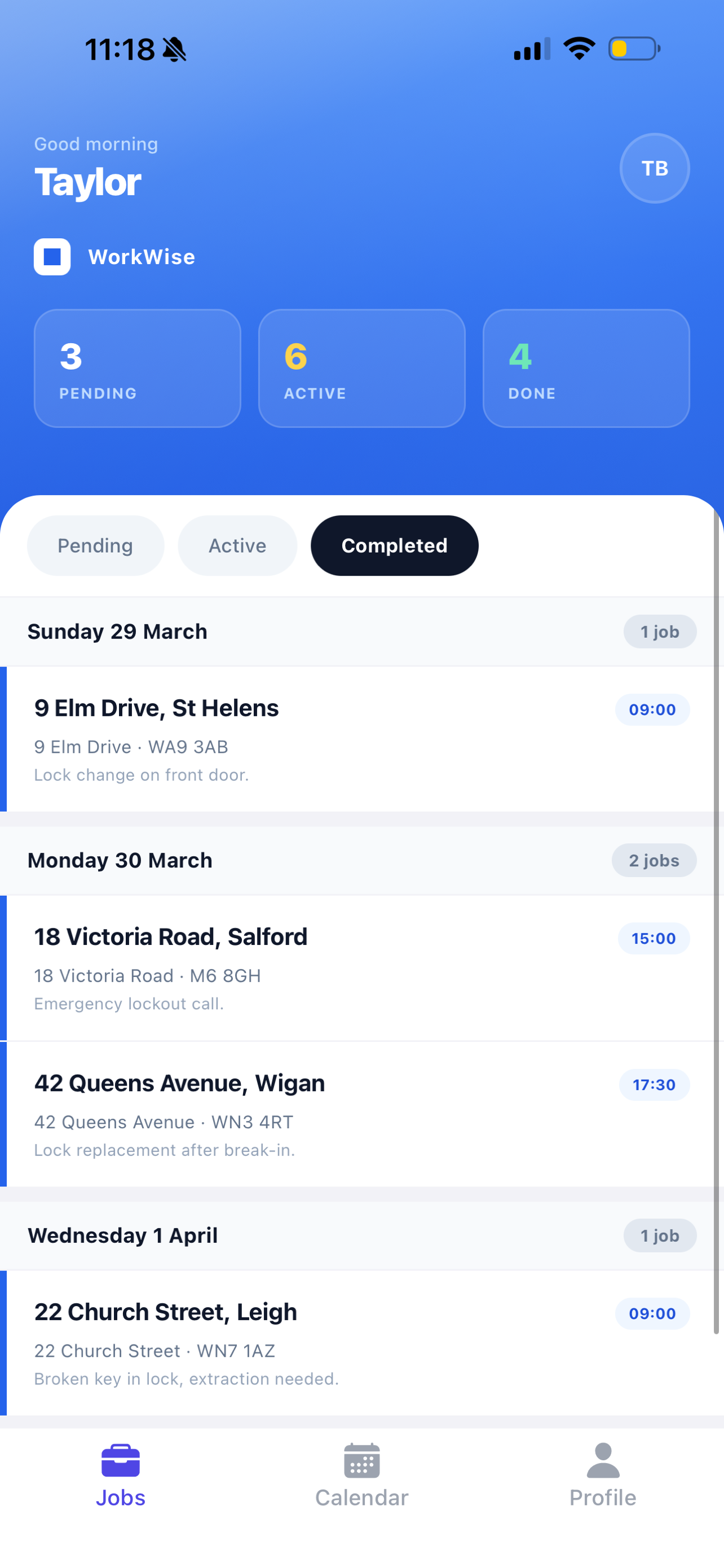 WorkWise for Trades