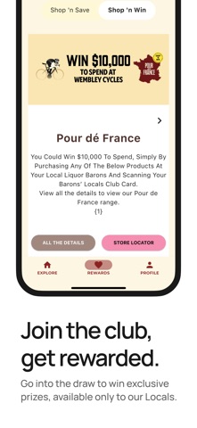Liquor Barons Locals Club iPhone screenshot