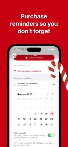 Presently. Gifts with AI iPhone screenshot