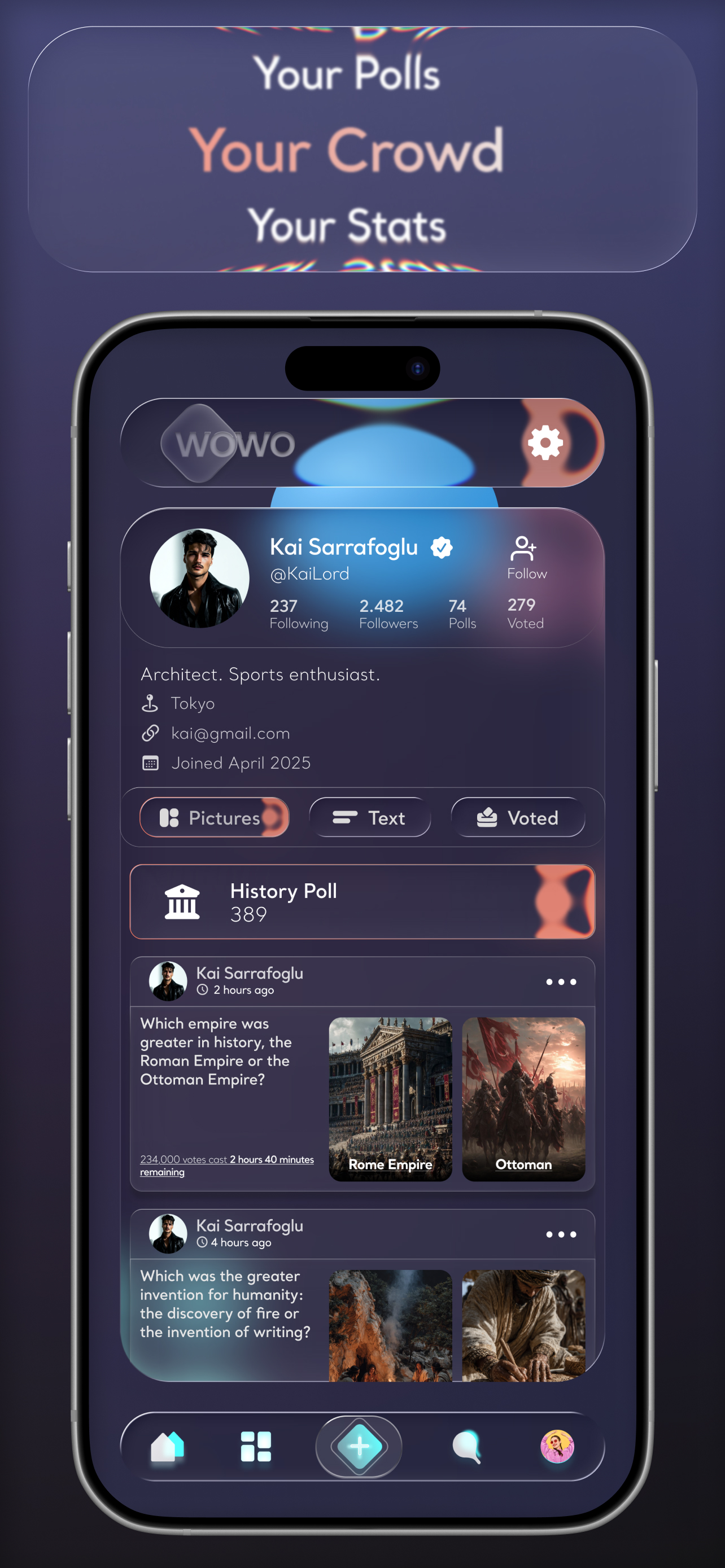 Wowo: Social Polls screenshot 5