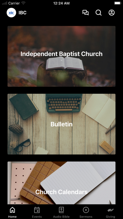 Independent Baptist Church App Screenshot