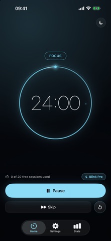 Blink: 20-20-20 Timer screenshot