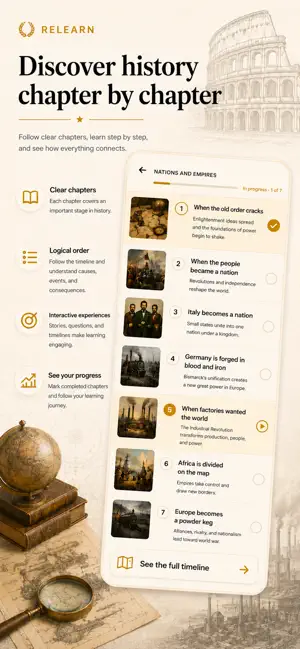 Relearn History screenshot 1