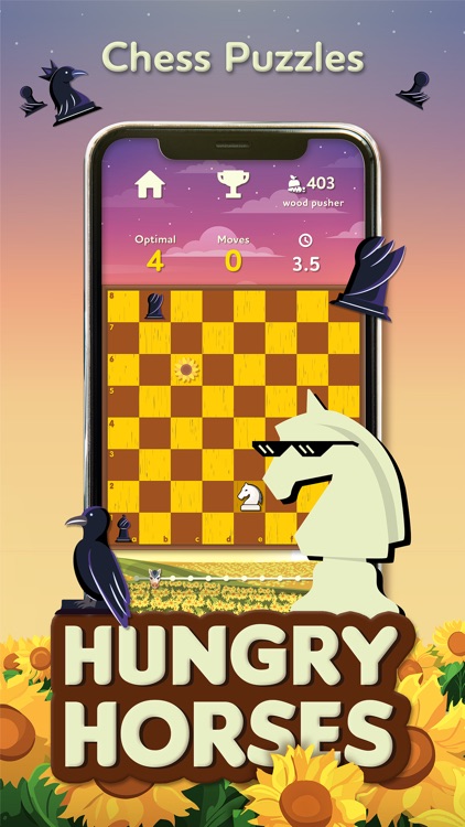 Hungry Horses - Chess Puzzles