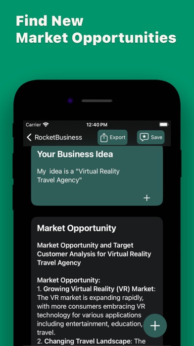 BIP: Business Plan Idea Screenshot