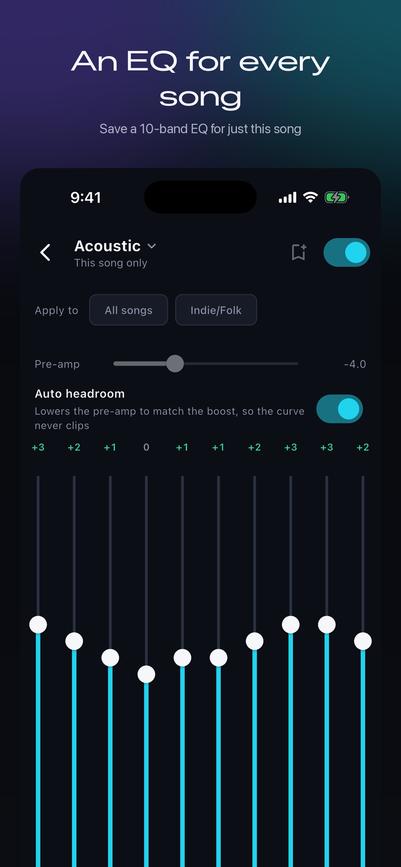Screenshot 5 of Audova: Offline Music Player