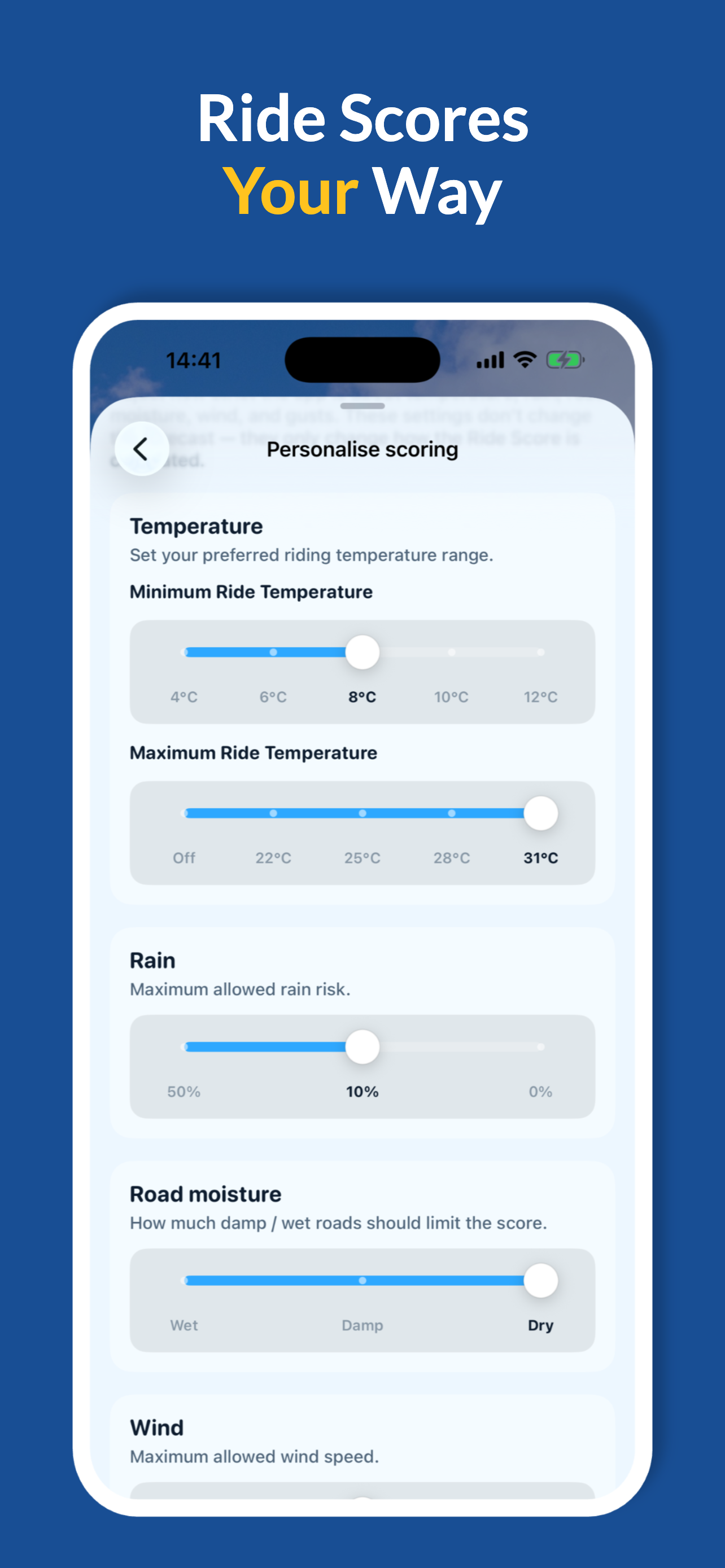 CyclistWeather screenshot 4
