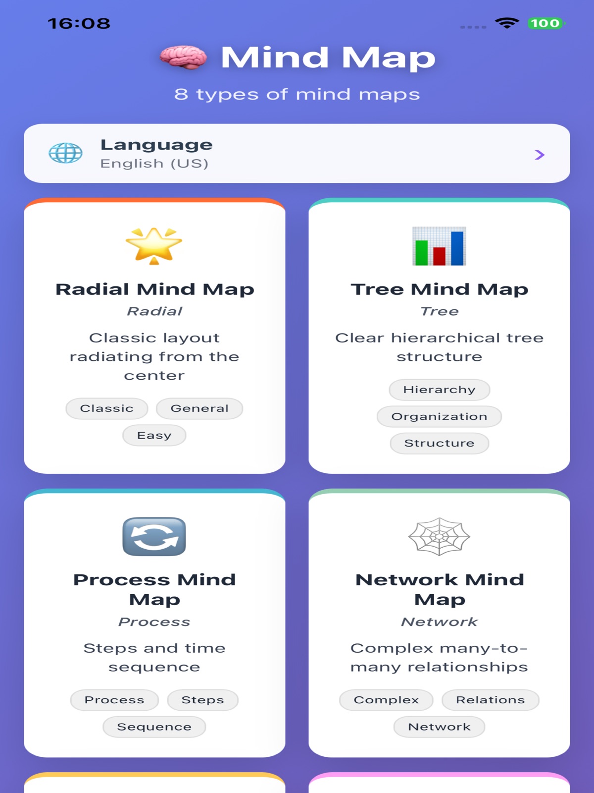 Mind Map - Brainstorm Outline ipad screenshot 1