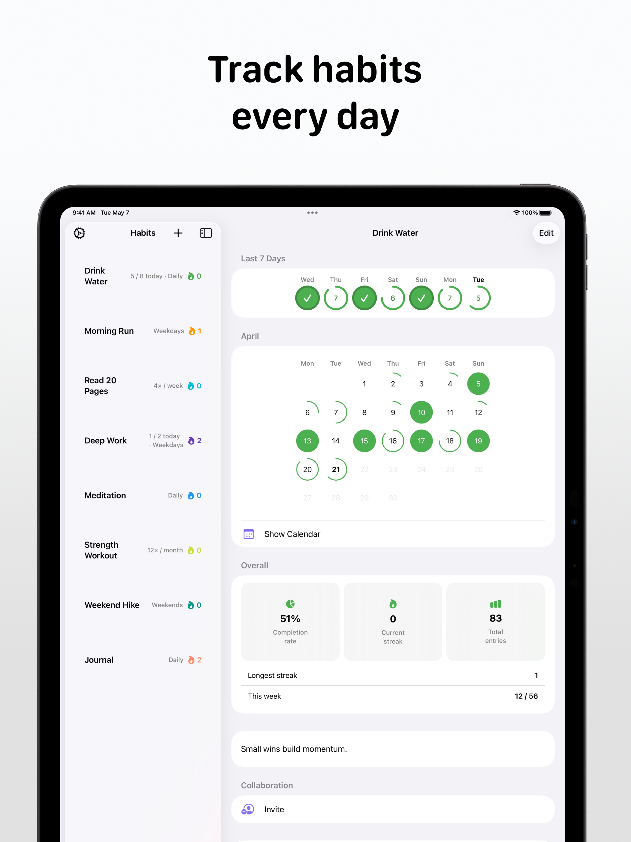 Habit Tracker - Daily Goal screenshot 5