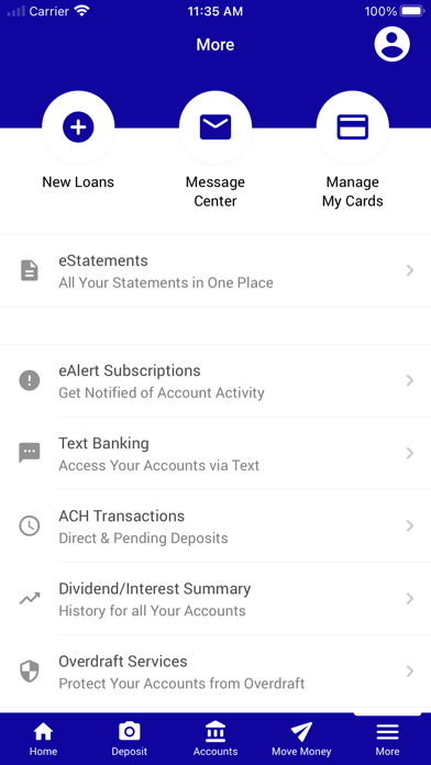 Ripco Credit Union Mobile Screenshot