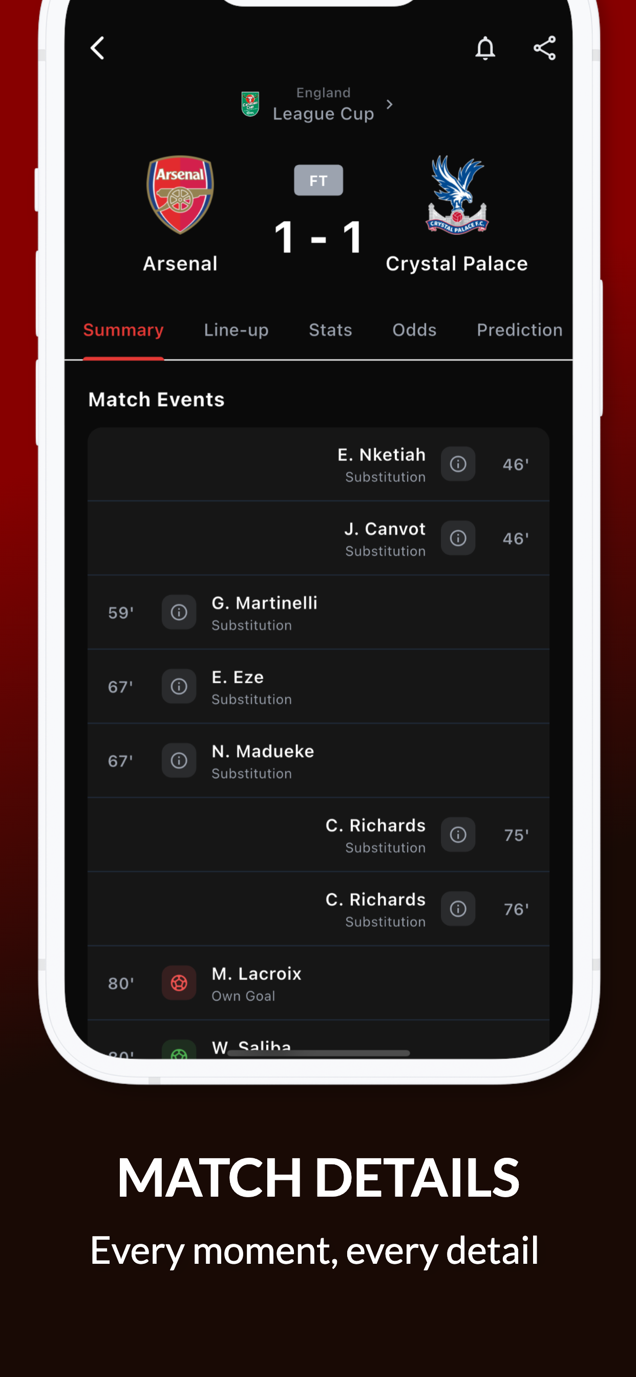 Sporium - Live Football Scores screenshot 3