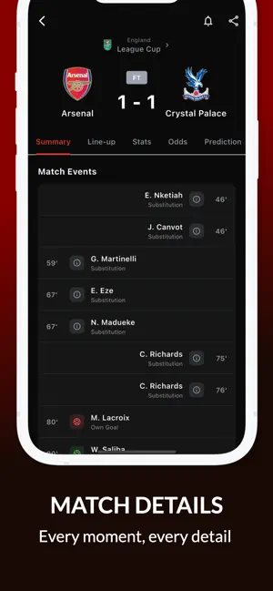 Sporium - Live Football Scores screenshot 3
