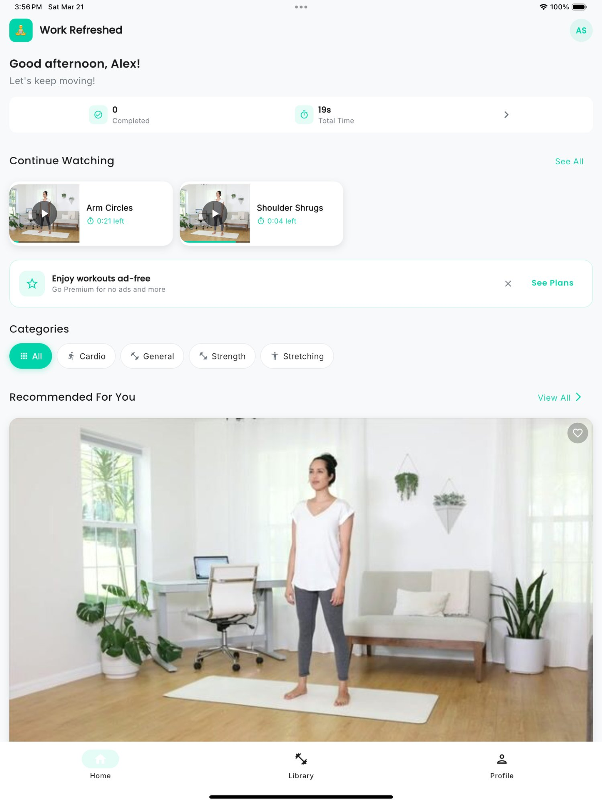 Work Refreshed: Desk Exercises