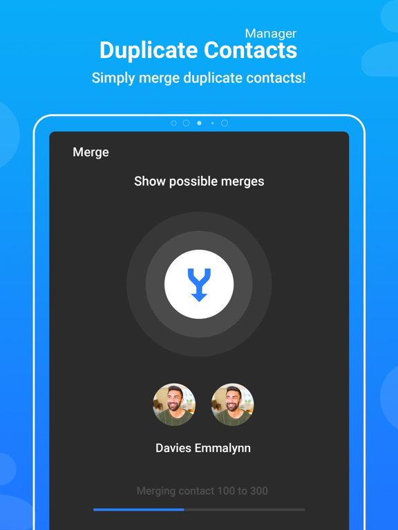 My Contacts Backup + Transfer iPad screenshot 3 - Productivity app