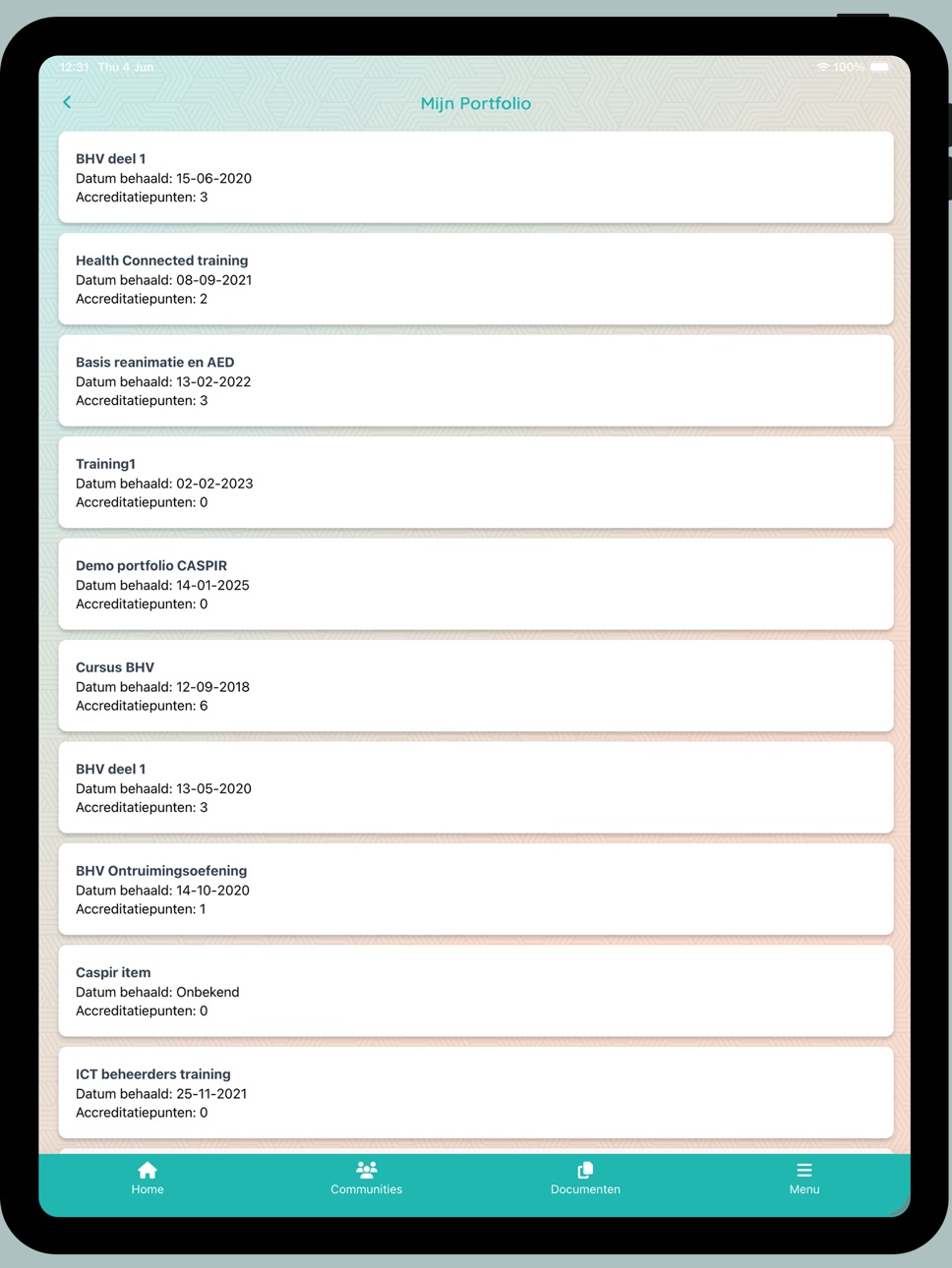 iPad screenshot