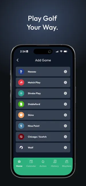 GolfApp | Social Gaming screenshot 2