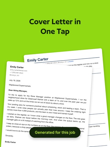Magic CV: Currículum con IA iPad screenshot 3