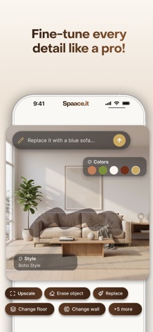 Spaace It - AI Interior Design screenshot