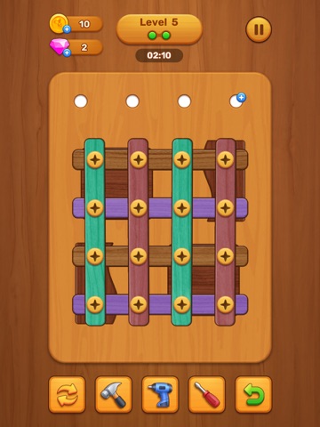 Wood Screw - Nuts & Bolts iPad screenshot