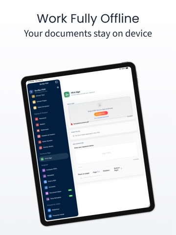 Scribe PDF : Complete Toolkit iPad screenshot