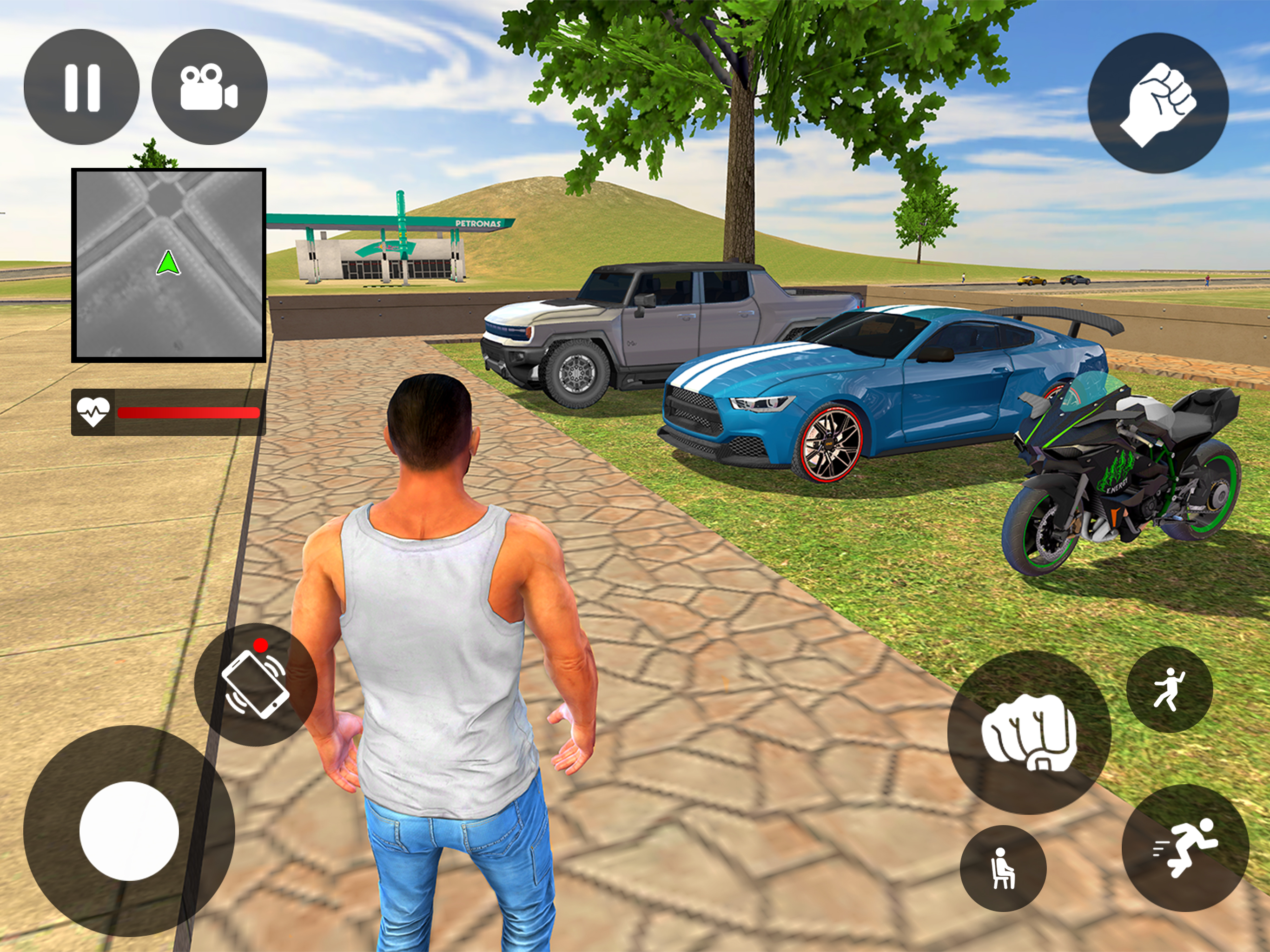 Extreme Gangster Bike Drive 3D screenshot 9